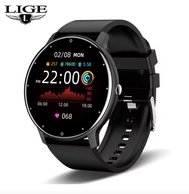 LIGE Smartwatch Black