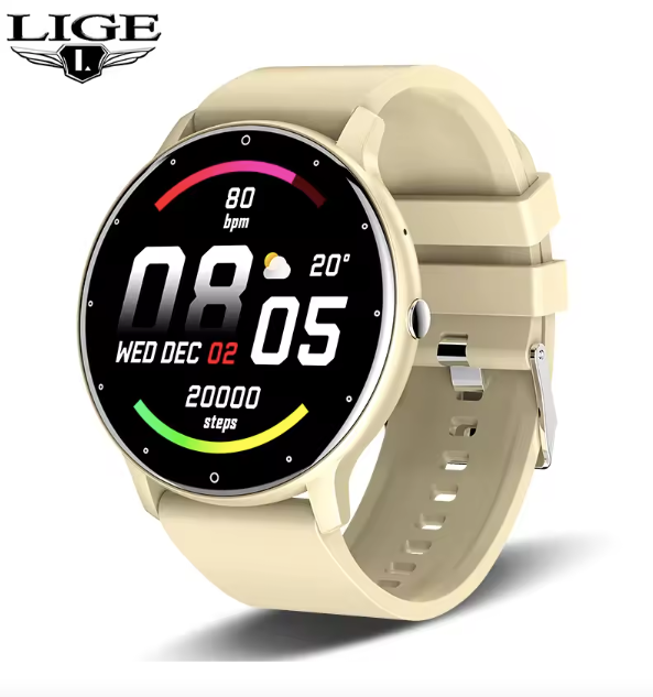 LIGE Smartwatch Beige