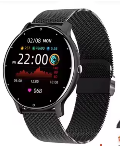 LIGE Smartwatch Mesh Black