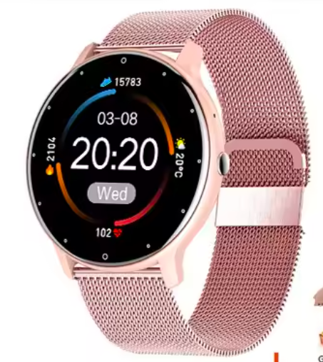 LIGE Smartwatch Mesh Pink