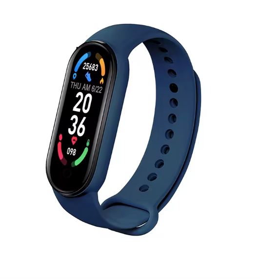 M6 Smartwatch Fitness Blue