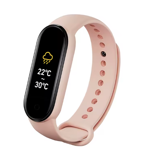 M6 Smartwatch Fitness Pink