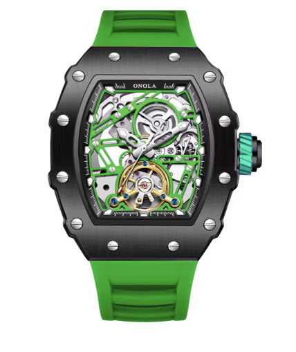 Silicone Mechanical Watch Green